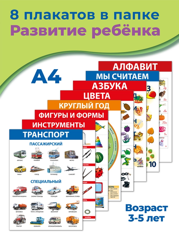 Комплект плакатов Дрофа-Медиа "Развитие ребенка"