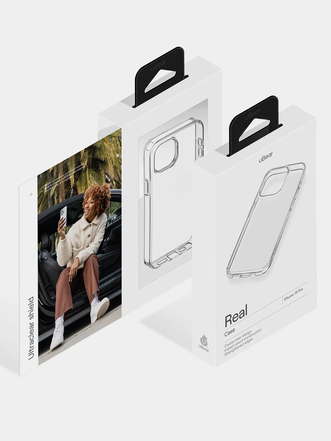 Чехол для iPhone 15 Pro uBear Real Case, усиленный