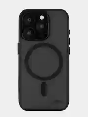 Черный чехол для iPhone 15 Pro Max uBear Cloud Mag Case, MagSafe совместимый, усиленный, силк-тач