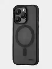Темно-синий чехол для iPhone 15 Pro Max uBear Cloud Mag Case, MagSafe совместимый, усиленный, силк-тач