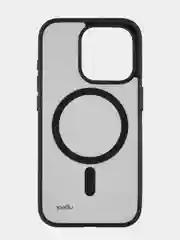 Темно-синий чехол для iPhone 15 Pro Max uBear Cloud Mag Case, MagSafe совместимый, усиленный, силк-тач