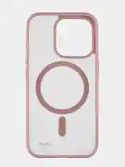 Розовый чехол для iPhone 15 Pro Max uBear Cloud Mag Case, MagSafe совместимый, усиленный, силк-тач