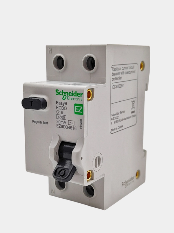 Дифференциальный автомат Schneider Electric Easy9 2Р 16/20/25/32/40А 30мА 4,5кА (C)