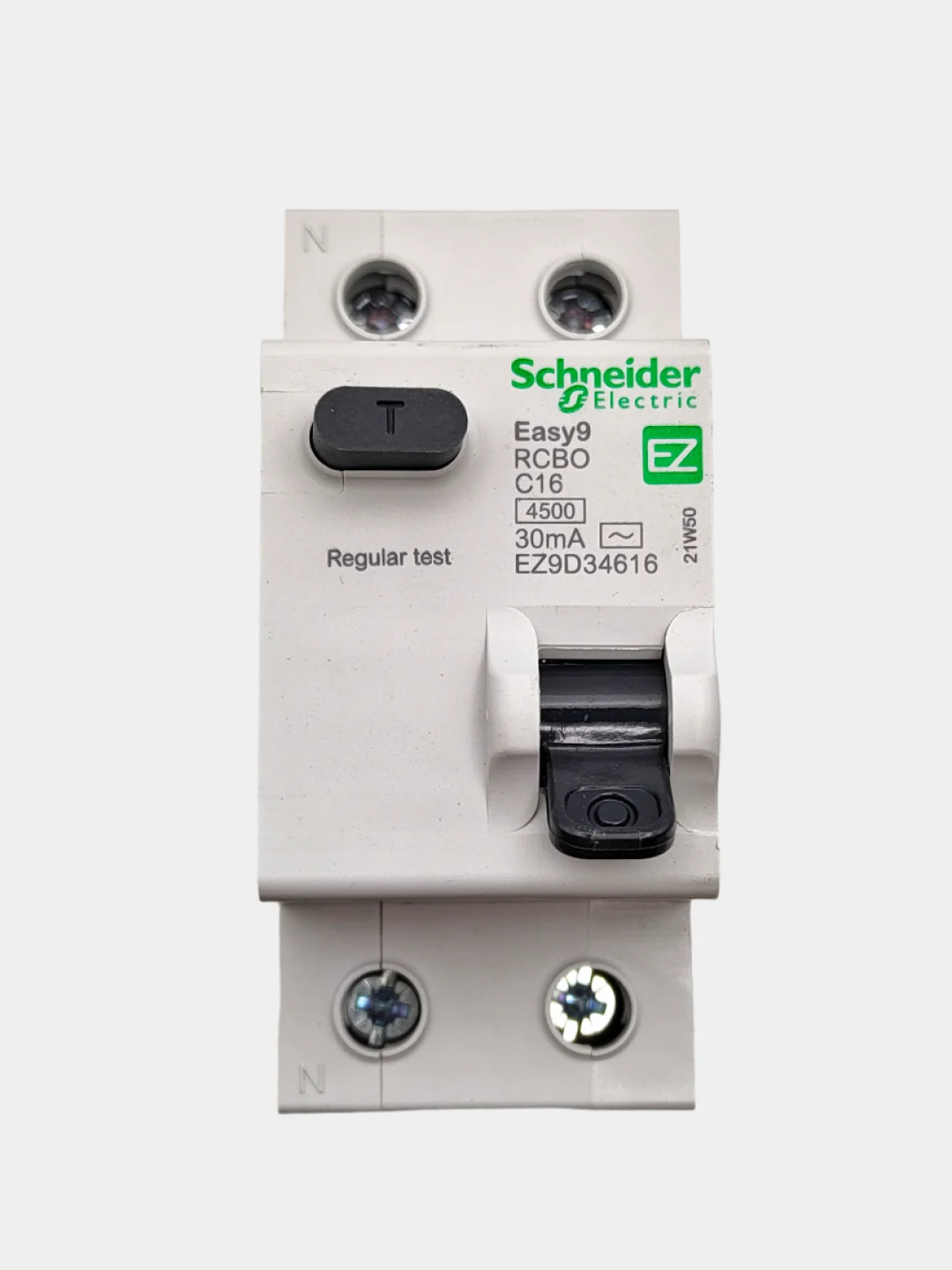 Дифференциальный автомат Schneider Electric Easy9 2Р 16/20/25/32/40А 30мА 4,5кА (C)