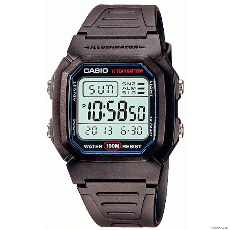Часы электронные CASIO W-800H-1A