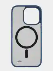 Розовый чехол для iPhone 15 Pro uBear Cloud Mag Case, MagSafe совместимый, усиленный, силк-тач