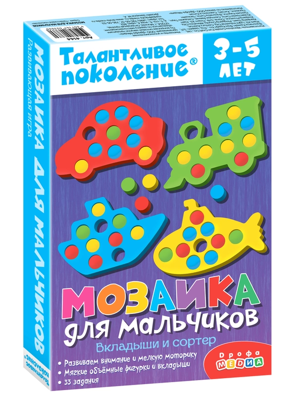 Талантливое поколение. Мозаика для мальчиков Дрофа-Медиа