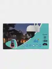 Черный уличная камера видеонаблюдения 4G с сим-картой