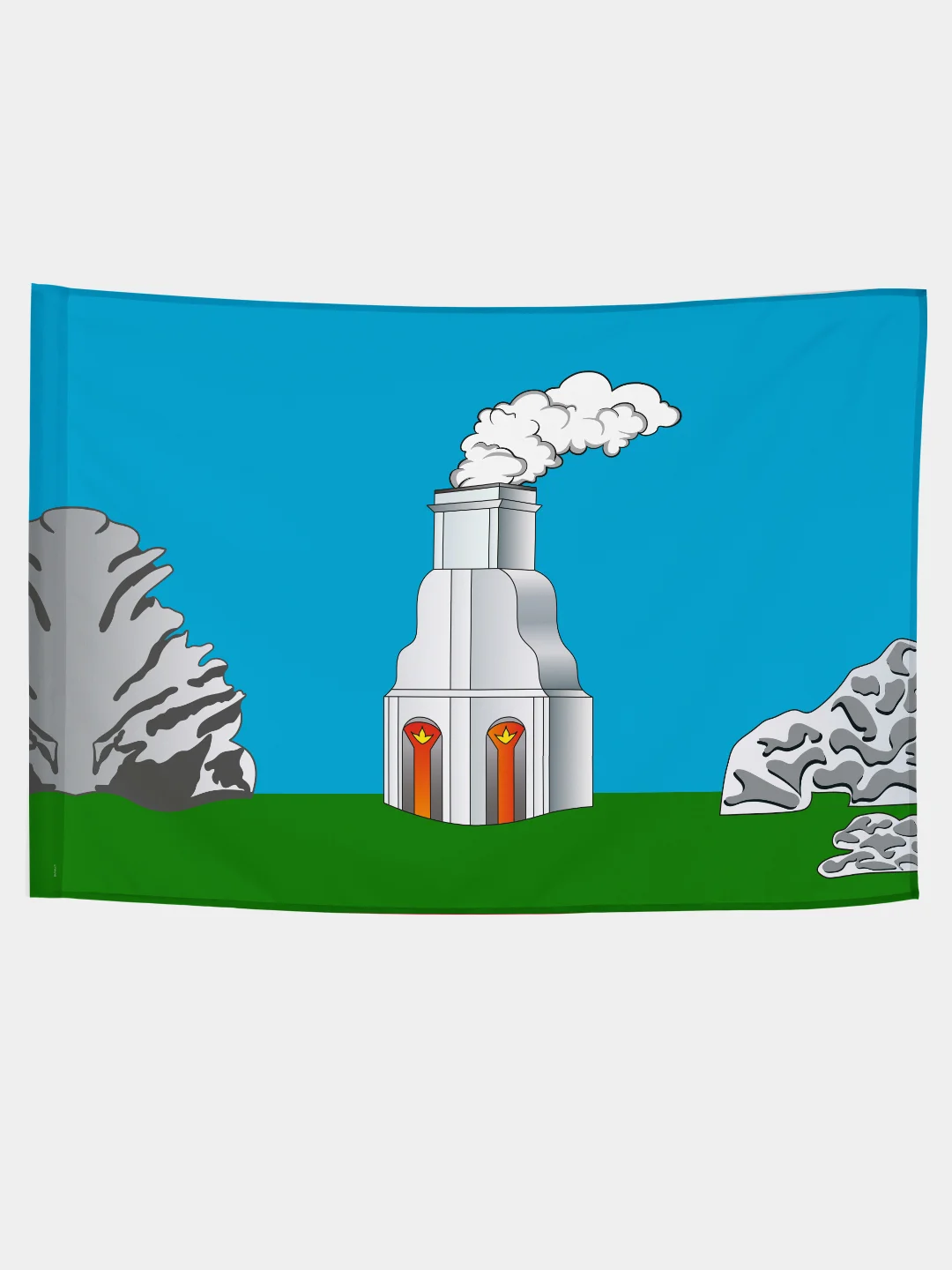 Флаг города Барнаул 135х90см