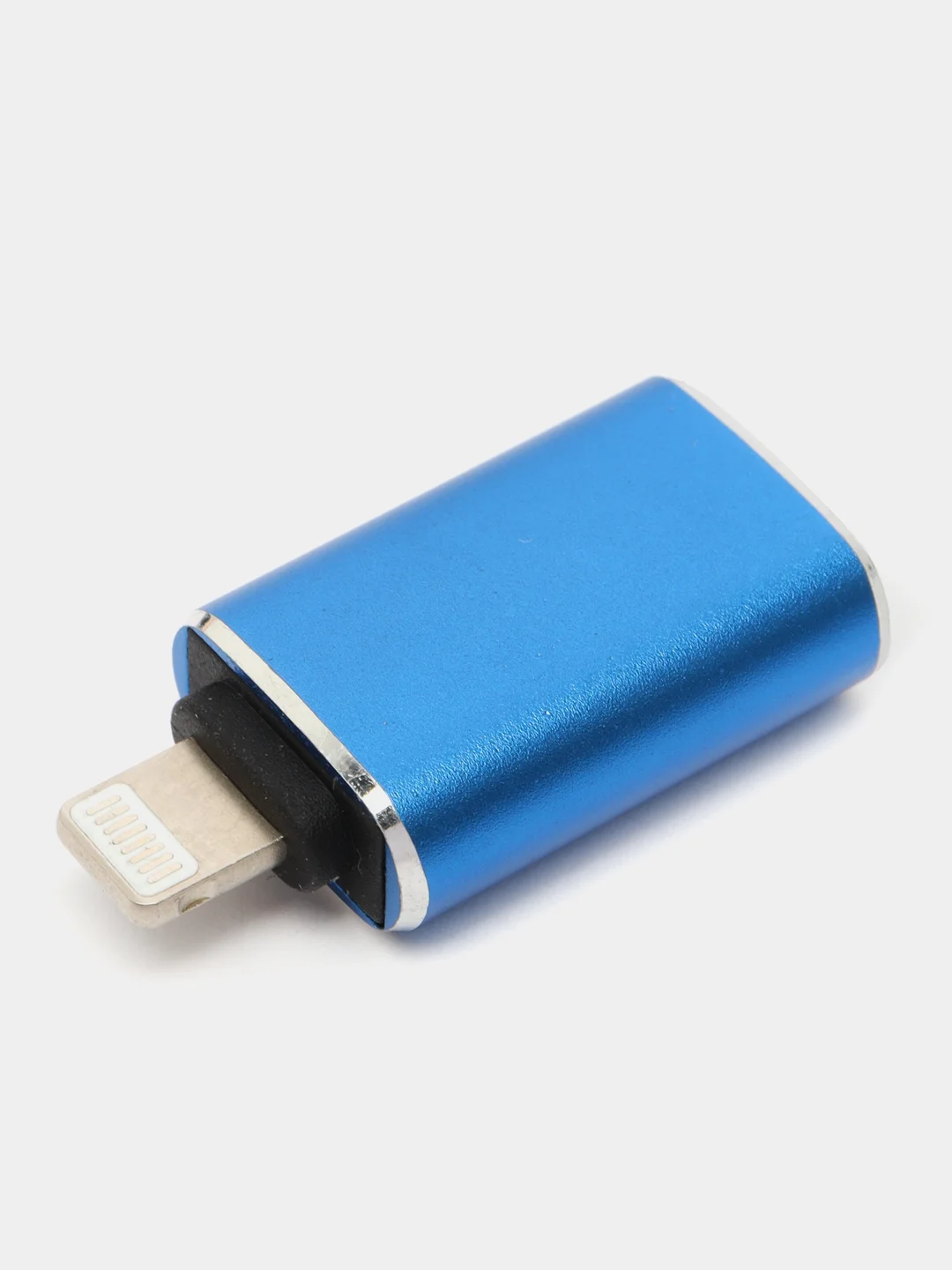 Серый металлик otg переходник Lightning-USB 2.0/3.0