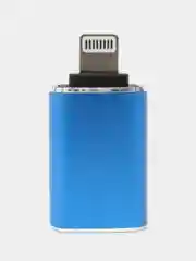 Синий otg переходник Lightning-USB 2.0/3.0