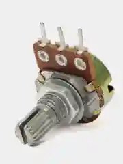 Резистор переменный 16K1 WH148 250k 250кОм шлиц L=15мм потенциометр