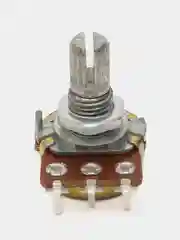 Резистор переменный 16K1 WH148 250k 250кОм шлиц L=15мм потенциометр