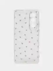 Коралловый меланж силиконовый чехол на Oneplus Nord CE4 / Ван Плас Норд СЕ4 прозрачный, с рисунком