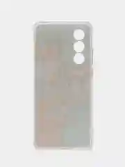 Светло-оранжевый силиконовый чехол на Oneplus Nord CE4 / Ван Плас Норд СЕ4 прозрачный, с рисунком