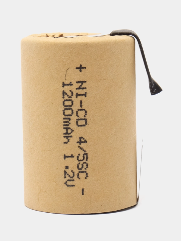 Аккумулятор Ni-Cd 4/5SC 1200mAh 1.2V картонная оболочка с лепестками