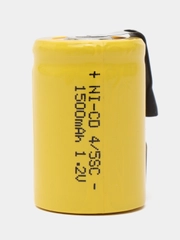 Аккумулятор Ni-Cd 4/5SC 1500mAh 1.2V пластиковая оболочка