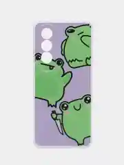 Лавандовый силиконовый чехол на Oneplus Nord CE4 / Ван Плас Норд СЕ4 прозрачный, с рисунком