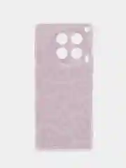 Пурпурный чехол на Tecno Camon 30 4G / Текно Камон 30 4G прозрачный, с рисунком, защита камеры