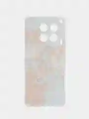 Пурпурный чехол на Tecno Camon 30 4G / Текно Камон 30 4G прозрачный, с рисунком, защита камеры