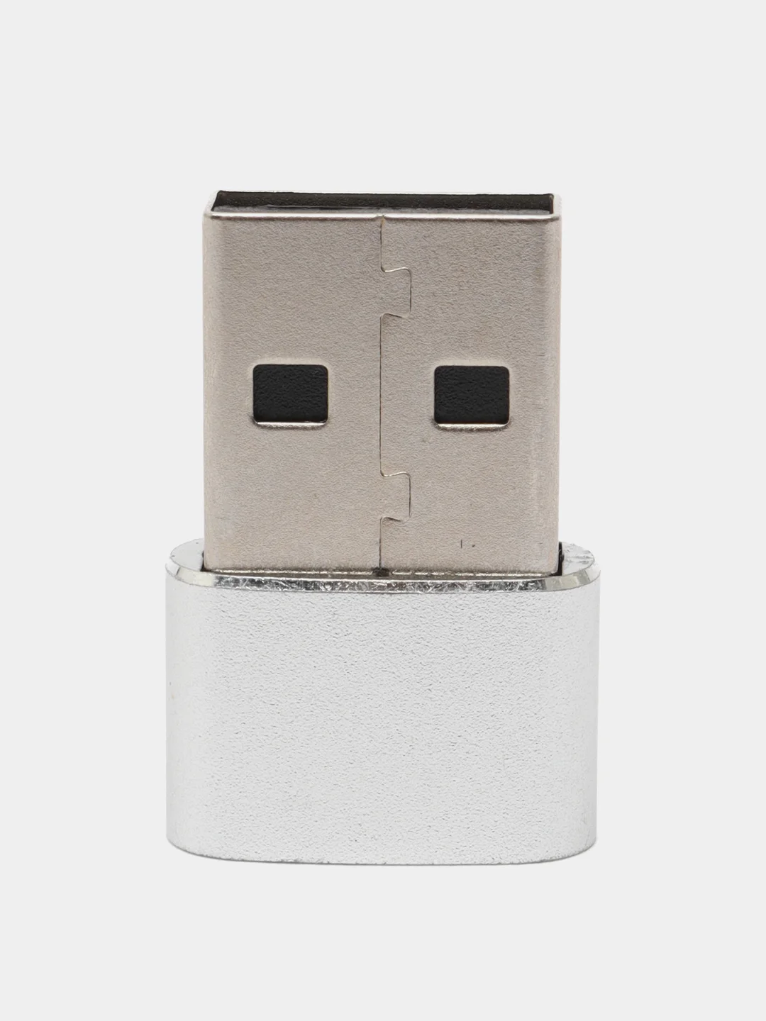 Серый адаптер-переходник USB Type-C на USB-A OTG