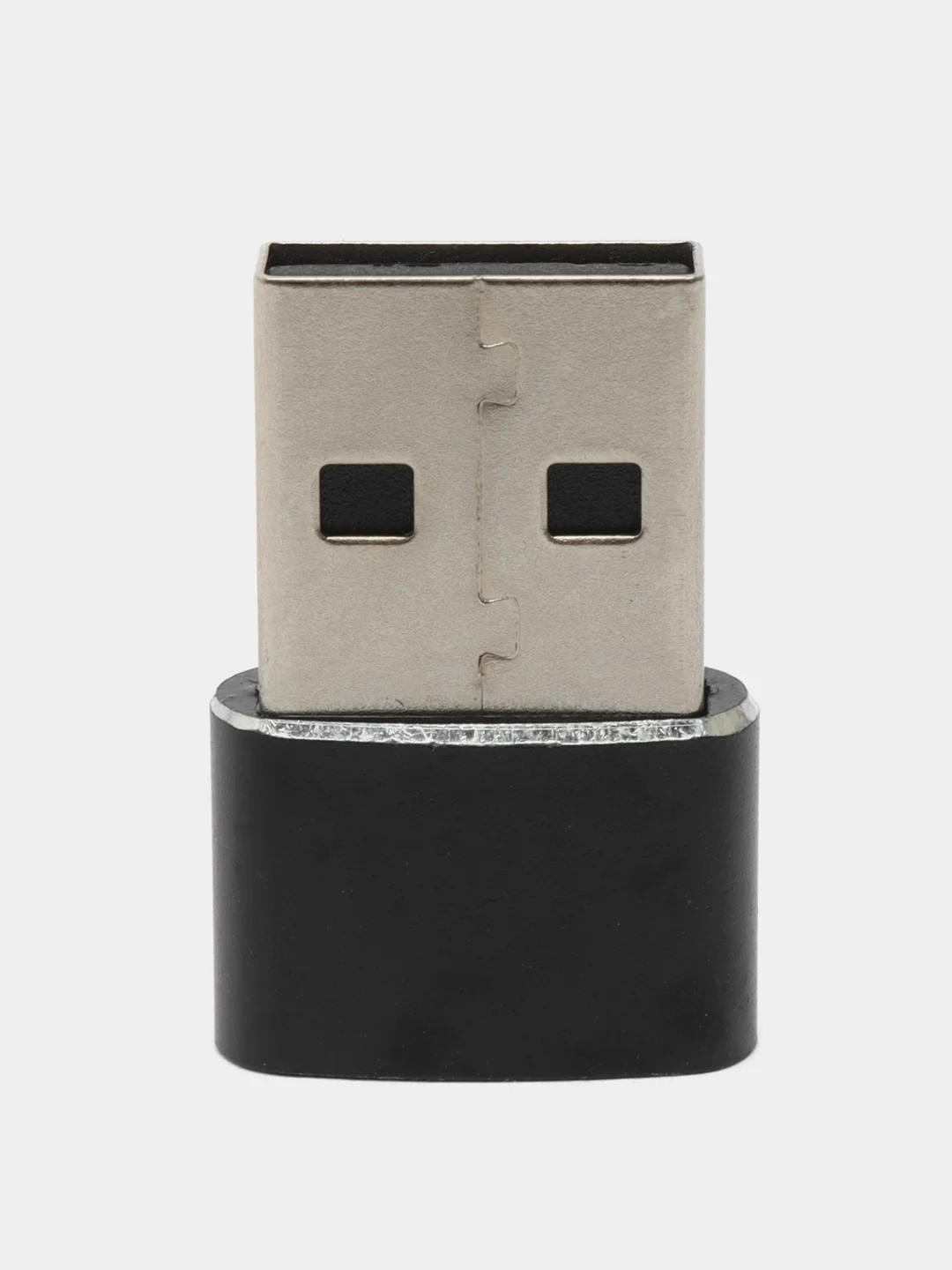 Черный адаптер-переходник USB Type-C на USB-A OTG