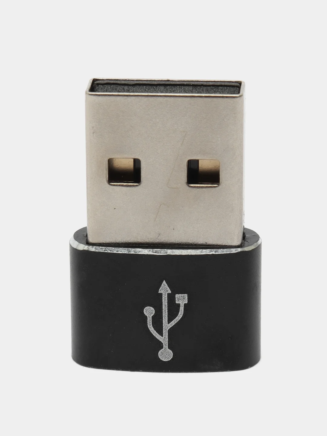 Черный адаптер-переходник USB Type-C на USB-A OTG