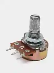 Резистор переменный 16K1 WH148 2k 2кОм шлиц L=15мм потенциометр