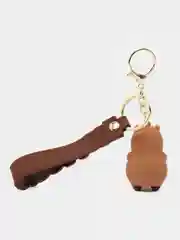 Оранжевый брелок для рюкзака и ключей "Капибара"