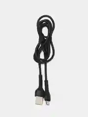 Черный кабель USB EARLDOM EC-095 для подзарядки и передачи данных Micro,1 метр, черный