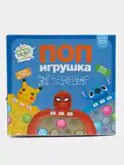 Желтый электронный Поп ит Pop it на русском языке, игрушка антистресс (батарейки в комплекте)