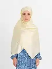 Лимонный готовый платок из шелка