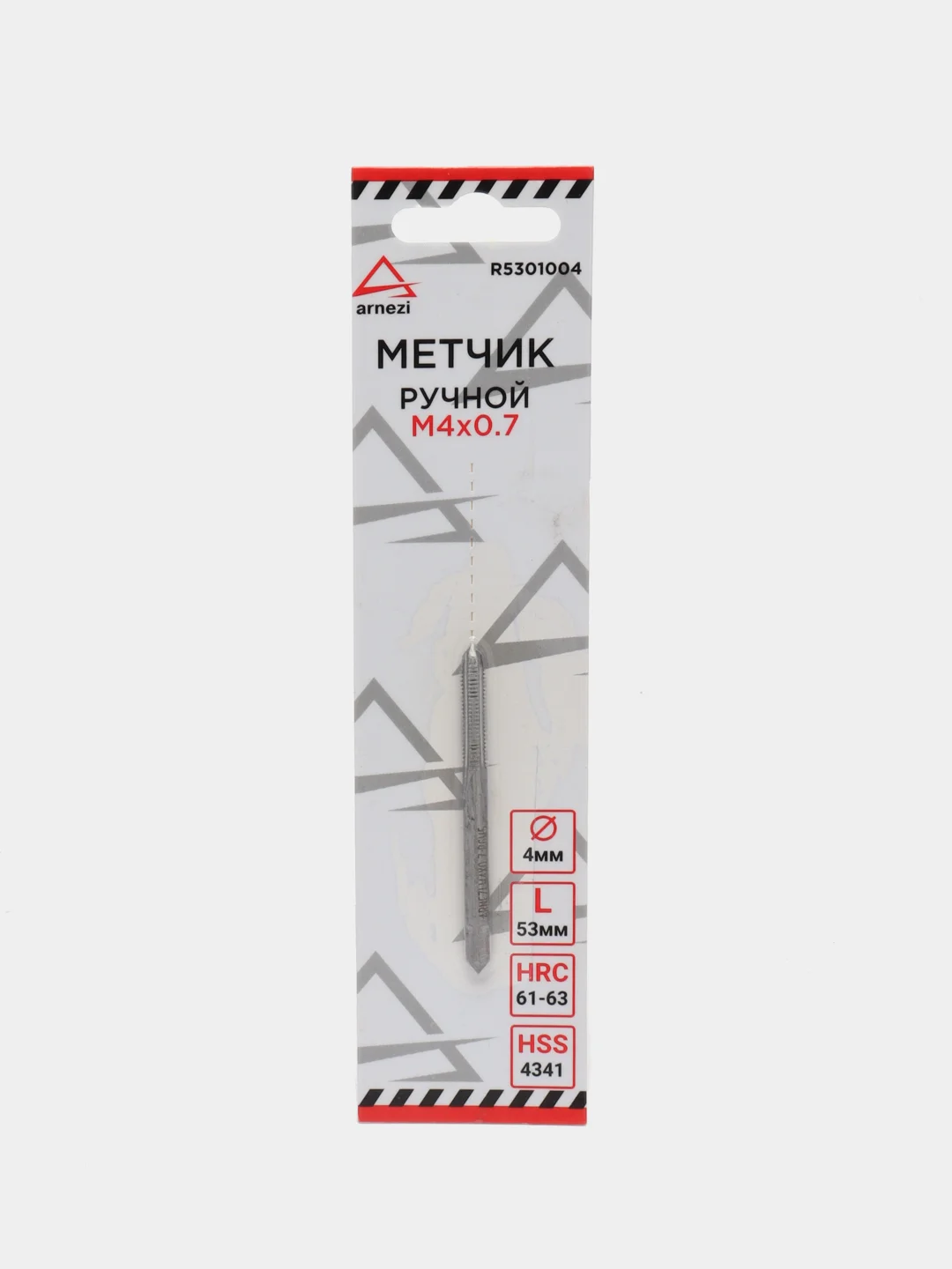 Метчик ручной, М4-0.7