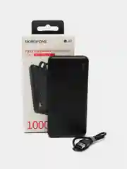 Черный внешний аккумулятор Borofone BJ57 Power Bank 10000, 20000 повербанк с быстрой зарядкой