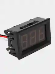 Вольтметр цифровой 0.56 0-30V синий 3 провода