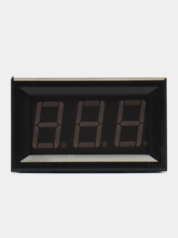 Вольтметр цифровой 0.56 0-30V синий 3 провода