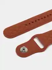 Карамельный силиконовый ремешок c гравировкой для Apple Watch 38mm/40mm/41mm/42mm/44mm/45mm/49mm