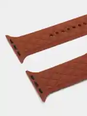 Карамельный силиконовый ремешок c гравировкой для Apple Watch 38mm/40mm/41mm/42mm/44mm/45mm/49mm