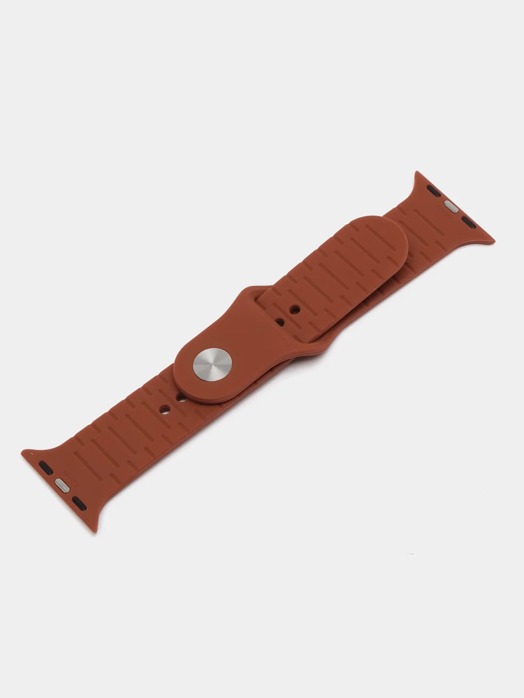 Карамельный силиконовый ремешок c гравировкой для Apple Watch 38mm/40mm/41mm/42mm/44mm/45mm/49mm