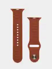 Карамельный силиконовый ремешок c гравировкой для Apple Watch 38mm/40mm/41mm/42mm/44mm/45mm/49mm