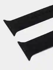 Серый силиконовый ремешок c гравировкой для Apple Watch 38mm/40mm/41mm/42mm/44mm/45mm/49mm