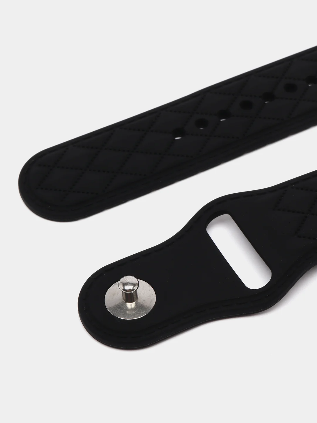Серый силиконовый ремешок c гравировкой для Apple Watch 38mm/40mm/41mm/42mm/44mm/45mm/49mm