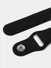 Серый силиконовый ремешок c гравировкой для Apple Watch 38mm/40mm/41mm/42mm/44mm/45mm/49mm