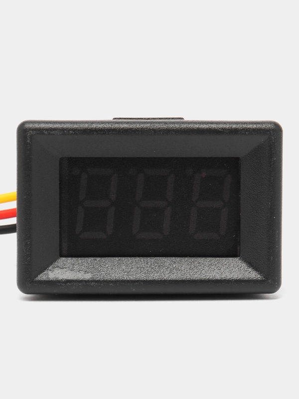 Вольтметр цифровой 0.36 0-30V синий 3 провода