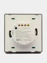 Серый умный выключатель с Алисой Wi-Fi с конденсатором, настенный