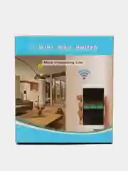 Серый умный выключатель с Алисой Wi-Fi с конденсатором, настенный