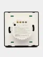 Черный умный выключатель с Алисой Wi-Fi с конденсатором, настенный