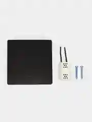 Черный умный выключатель с Алисой Wi-Fi с конденсатором, настенный