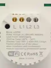 Черный умный выключатель с Алисой Wi-Fi с конденсатором, настенный