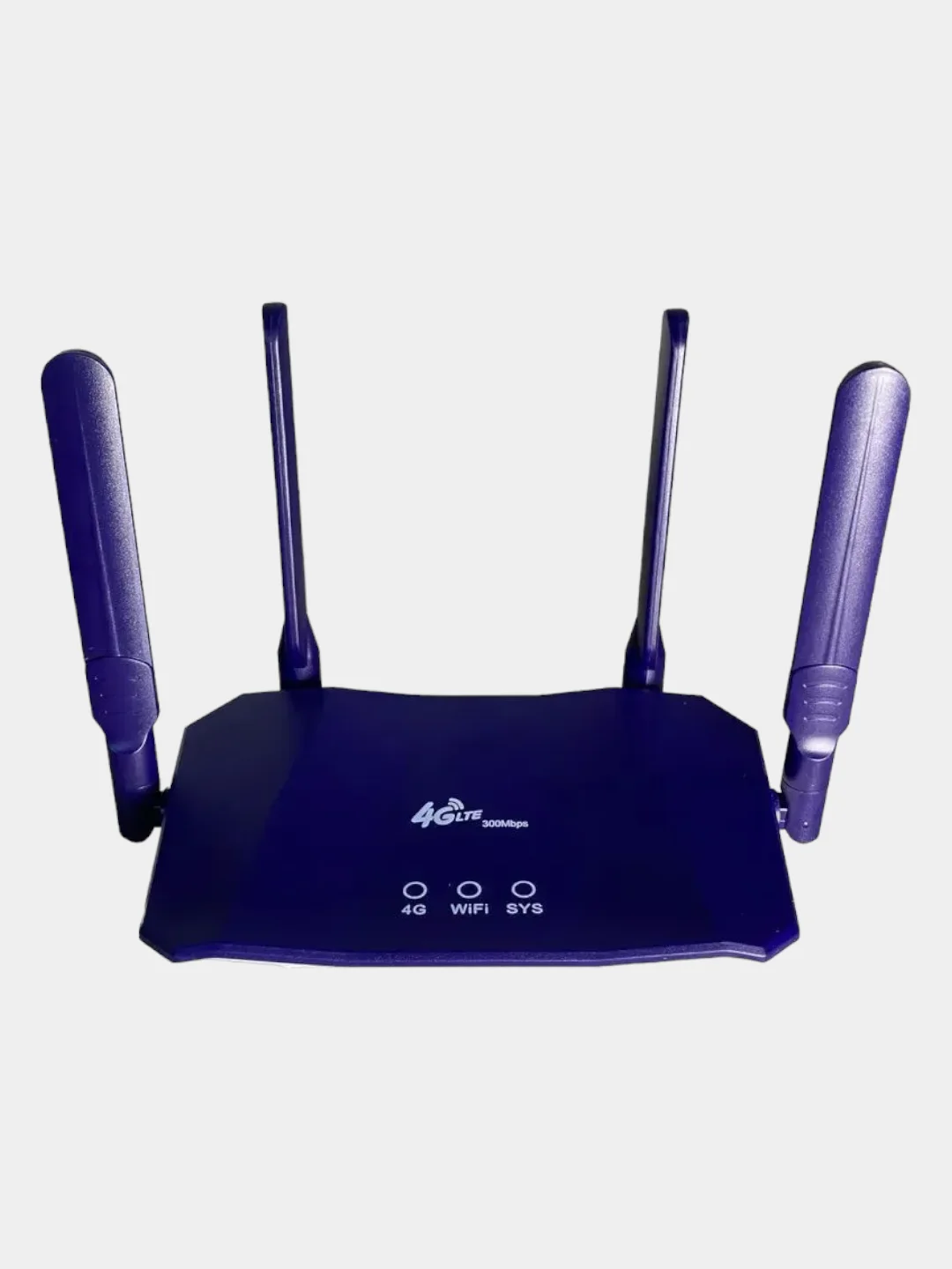 Фиолетовый роутер 4G встроенный модем, универсальный любая SIM